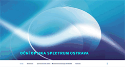 Desktop Screenshot of optikaspectrum.cz