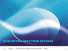 Tablet Screenshot of optikaspectrum.cz